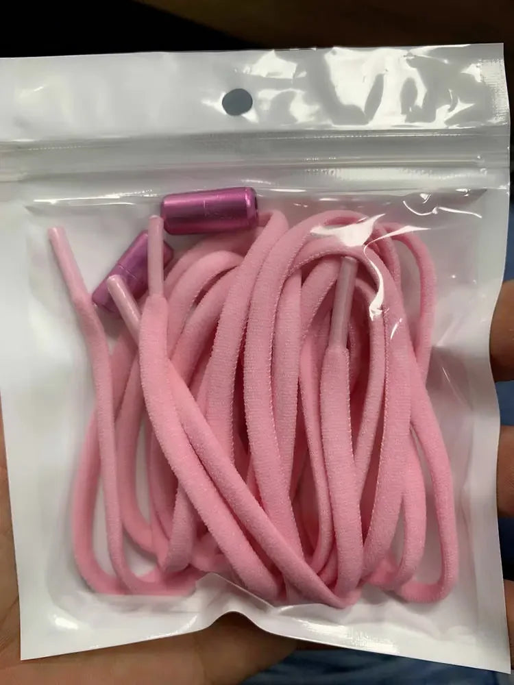 1Pair Elastic Lazy Shoelaces No Tie Shoe Laces Sneakers Flats Shoelaces for Adult Quick Shoelace Fit All Shoes