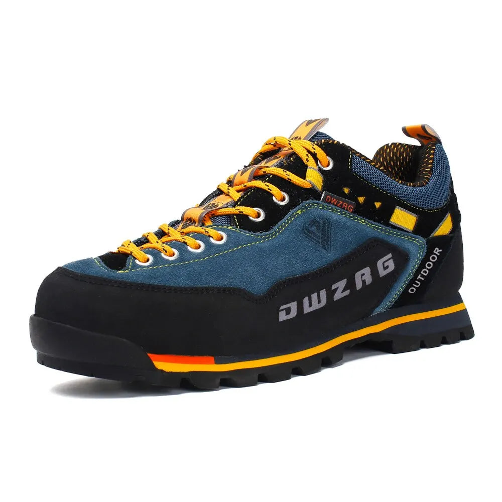 Waterproof Hiking Shoes Men's Climbing Shoes Anti-collision Fashion Outdoor Casual Lace-up Sneakers