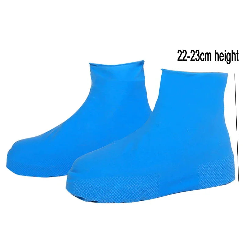 Waterproof Shoe Covers Silicone Anti-Slip Rain Boots Unisex Sneakers Protector for Outdoor Rainy Day Protectors Shoes Cover