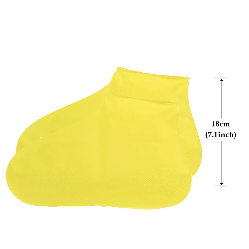 Waterproof Shoe Covers Silicone Anti-Slip Rain Boots Unisex Sneakers Protector for Outdoor Rainy Day Protectors Shoes Cover