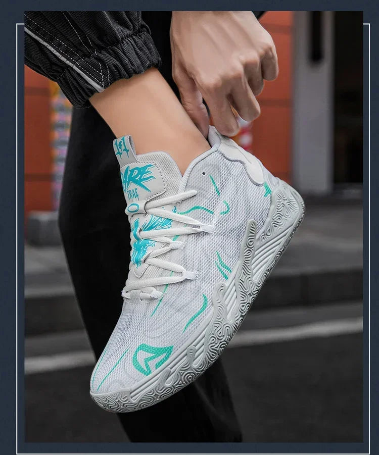 2025 New Men's Sneakers Breathable Comfortable Mens Basketball Shoes Wear-resistant Non-slip Couple's Sports Shoes Tenis