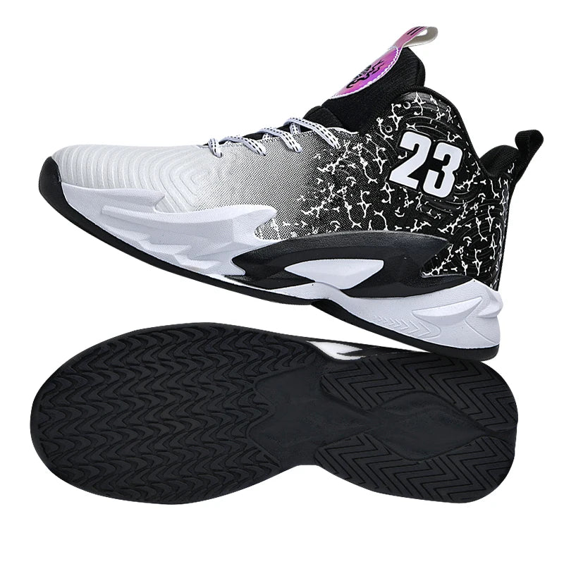 Men’s Basketball Shoes – Breathable, Non-Slip Outdoor Fashion Unisex Sneakers