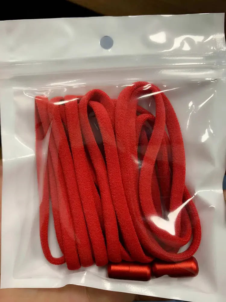 1Pair Elastic Lazy Shoelaces No Tie Shoe Laces Sneakers Flats Shoelaces for Adult Quick Shoelace Fit All Shoes