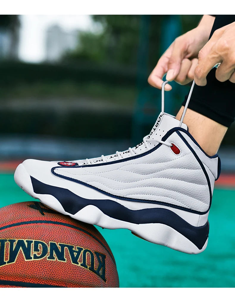 Cool Boy Basketball Sneakers Outdoor Sport Trainers Men Women Plus Size 47 48 Basketball Training Shoes Unisex Size 36-48