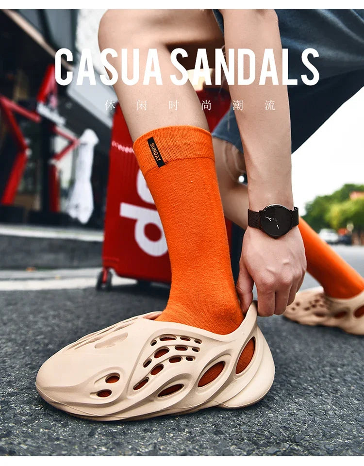 Foam Runner Slides for Men & Women – Lightweight, Breathable Sandals for Beach, Pool & Outdoors