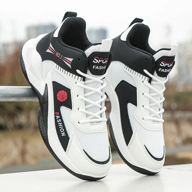 2025 Men’s Retro Basketball Shoes – Breathable Non-Slip Gym & Training Sneakers