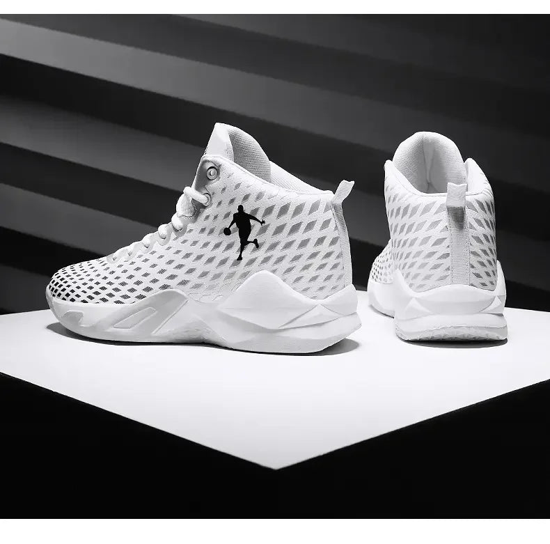 Men’s High-Top Basketball Sneakers – Fashion Street Sport Shoes