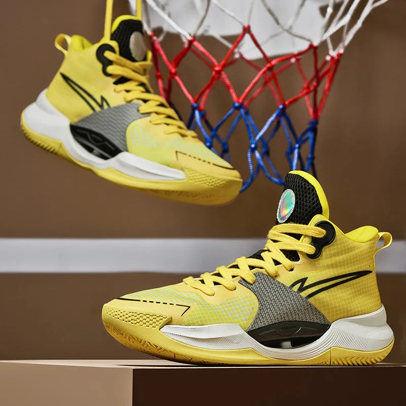 2025 New Men'S And Women'S Air Casual, Comfortable And Breathable Sports Basketball Shoes, High-Top Running Shoes
