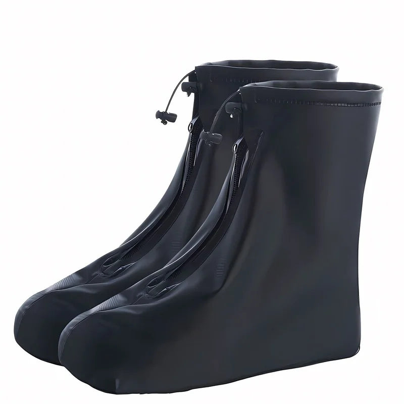 Shoes Cover Rain Waterproof Quality Thick Shoes Protectors Rain Boots PVC Non-Slip Rainy Shoe Cover Adult Water proof shoes