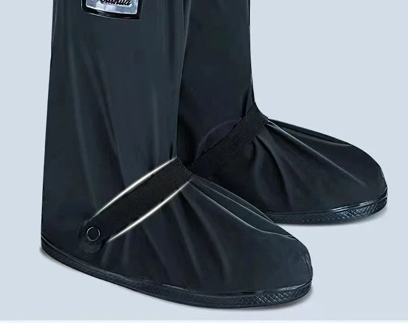 Reusable Motorcycle Scooter Dirt Bike Rain Shoes Cover Non-Slip Boot Covers Unisex Bicycle Shoes Protectors  For Rainy Snowy Day