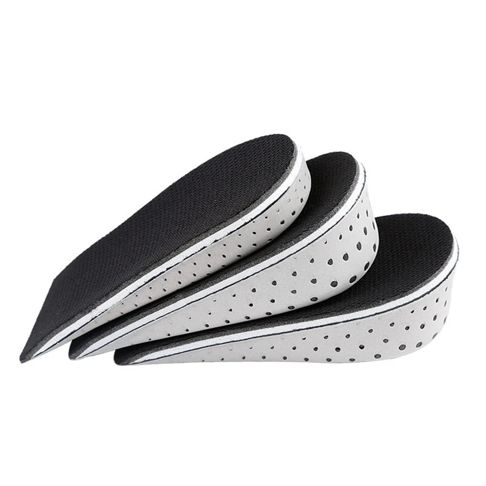 2-4cm Memory Foam Insoles for Shoes Men Height Increase Templates Breathable Sweat-absorbent Insoles for Feet Running Accessorie