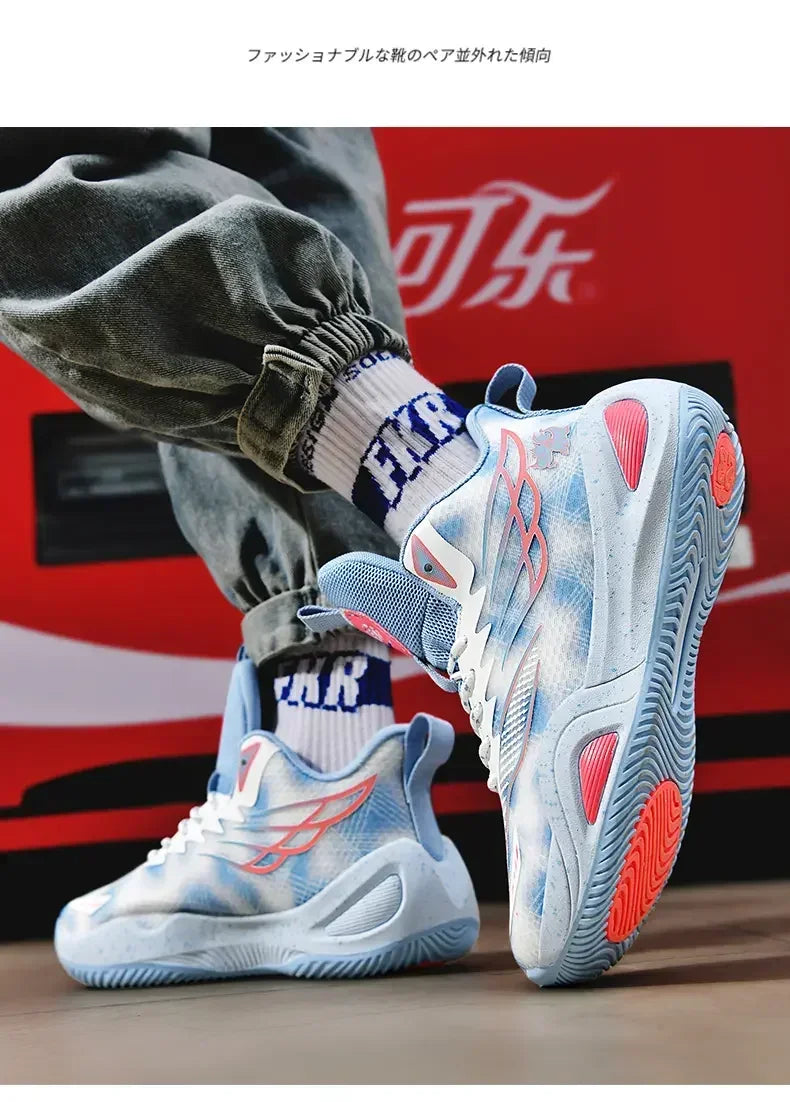 2025 Couple Basketball Shoes for Men and Women Sports Training Shoes  Male Tennis Sneakers Nonslip Basketball