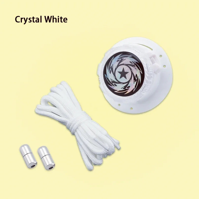 Upgrade Easy Installation Automatic Shoe Laces Without Ties Swivel Metal Capsule Buckle Shoelaces Thick Rope Sneakers Shoelace