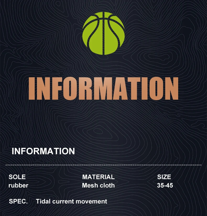 Men’s Basketball Shoes – Non-Slip, Breathable Outdoor Sneakers with Graffiti Design