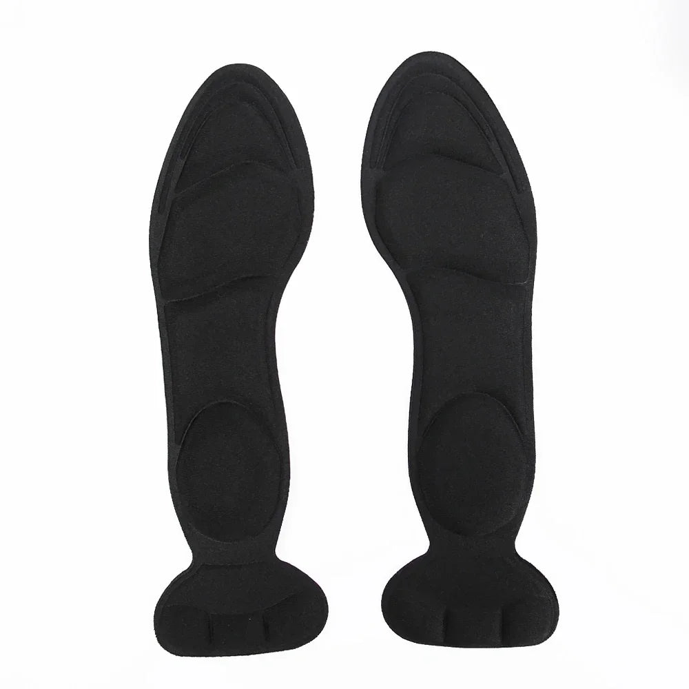 1/2Pair Memory Foam Insole Pad Inserts Heel Post Back Breathable Anti-slip for High Heel Shoe Insert Protector Shoes Insoles