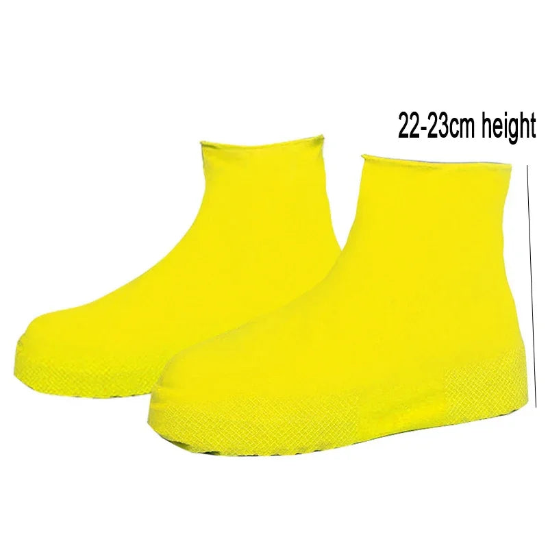 Waterproof Shoe Covers Silicone Anti-Slip Rain Boots Unisex Sneakers Protector for Outdoor Rainy Day Protectors Shoes Cover
