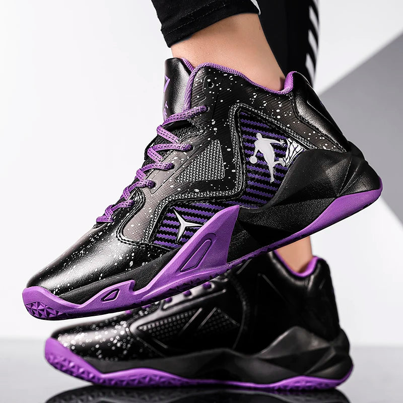 Men’s High-Top Basketball Sneakers – Fashion Street Sport Shoes