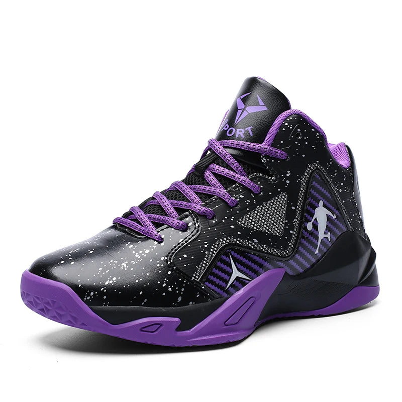 Men’s High-Top Basketball Sneakers – Fashion Street Sport Shoes