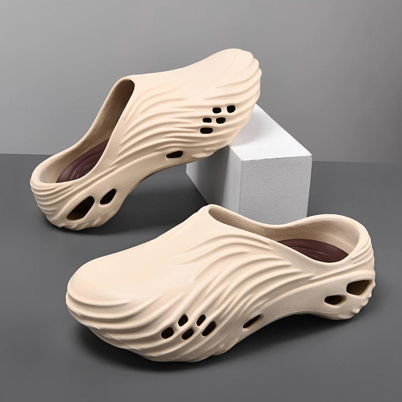 Men’s Summer EVA Slippers – Breathable, Non-Slip, Waterproof Indoor & Outdoor Beach Shoes