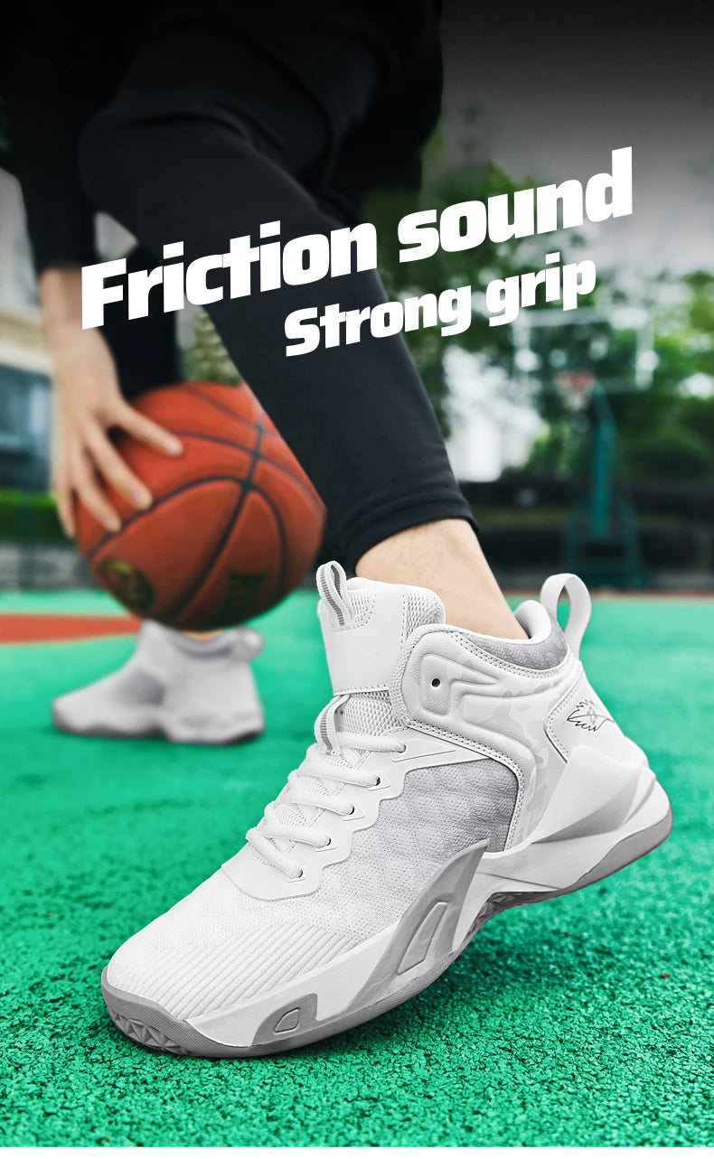 Men’s Basketball Shoes – Breathable Non-Slip Fashion Sports Sneakers