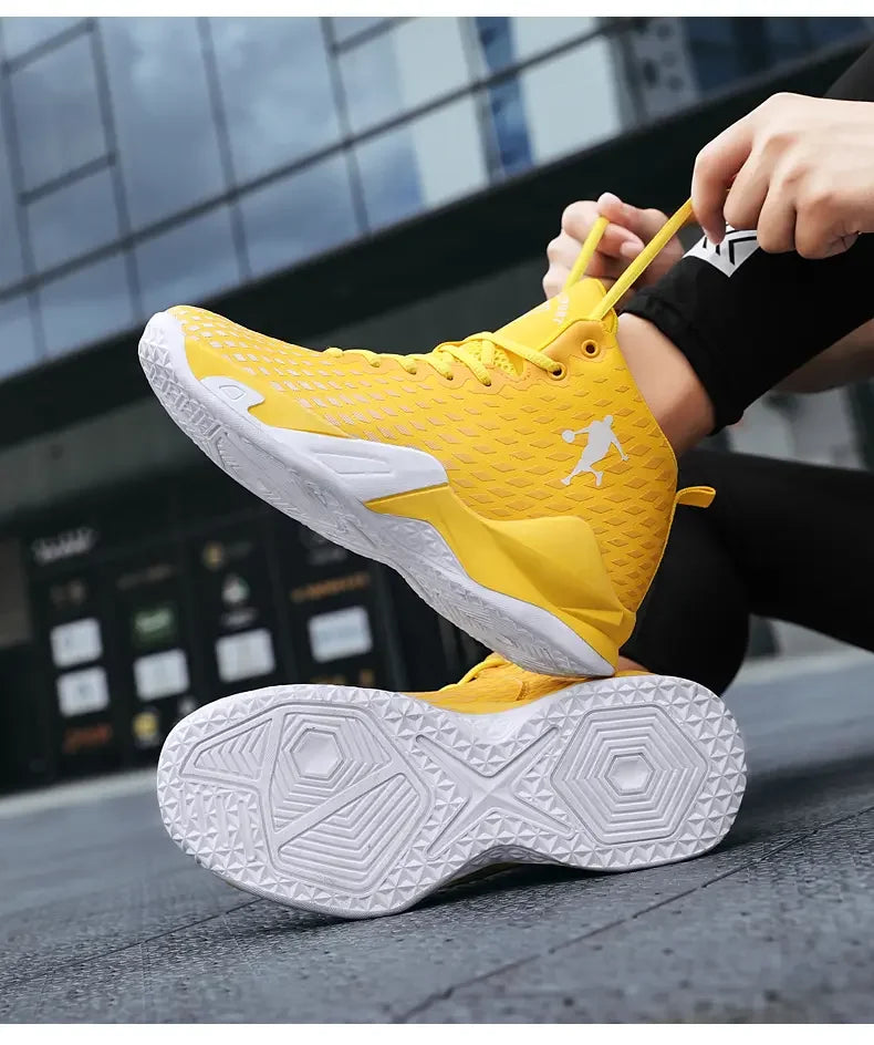 Men’s High-Top Basketball Sneakers – Fashion Street Sport Shoes