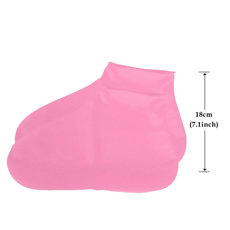 Waterproof Shoe Covers Silicone Anti-Slip Rain Boots Unisex Sneakers Protector for Outdoor Rainy Day Protectors Shoes Cover