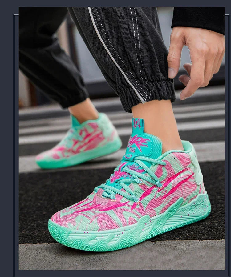 2025 New Men's Sneakers Breathable Comfortable Mens Basketball Shoes Wear-resistant Non-slip Couple's Sports Shoes Tenis