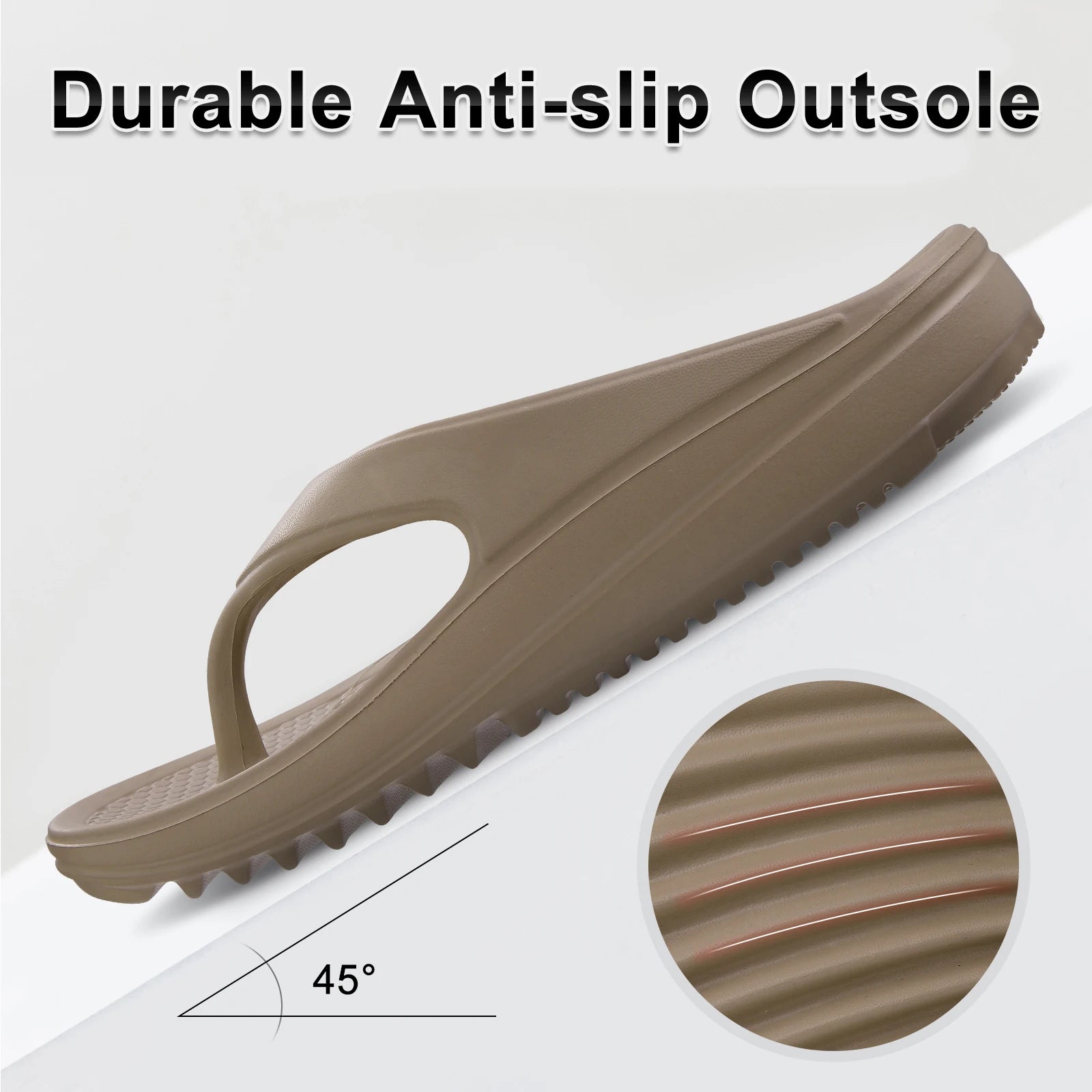 Comwarm Women Slim Flip Flops Classic Fashion Shower Slippers EVA Sole Comfy House Sandals Outdoor Beach Slippers Women Sandals