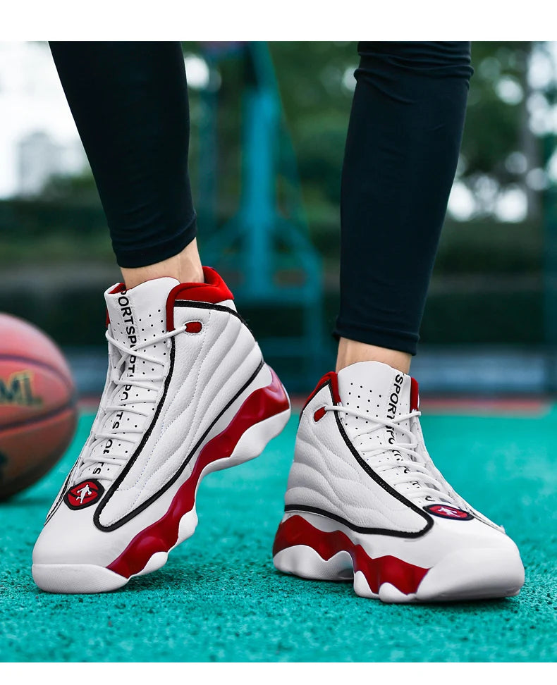 Cool Boy Basketball Sneakers Outdoor Sport Trainers Men Women Plus Size 47 48 Basketball Training Shoes Unisex Size 36-48