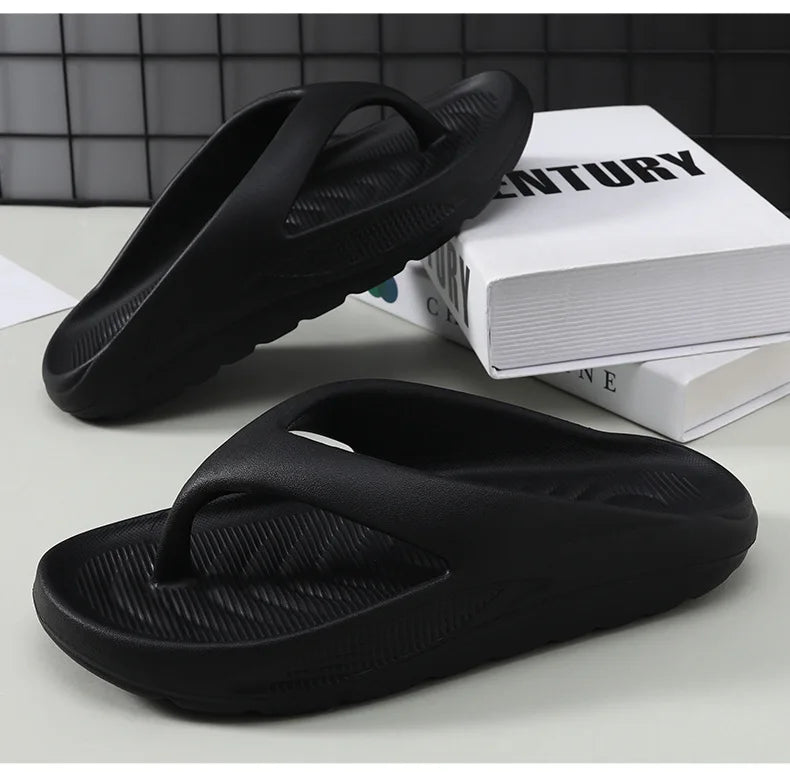 2025 Men’s Summer Flip Flops – Durable, Non-Slip, Lightweight Slippers for Travel & Daily Wear