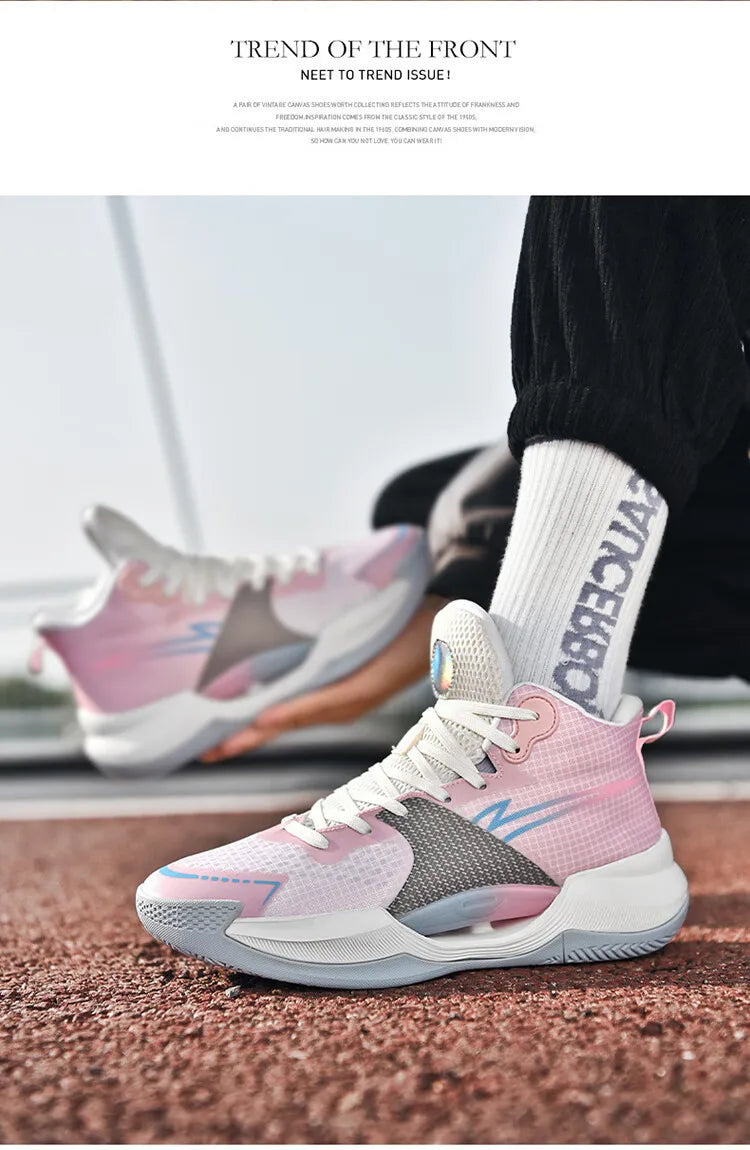 2025 New Men'S And Women'S Air Casual, Comfortable And Breathable Sports Basketball Shoes, High-Top Running Shoes