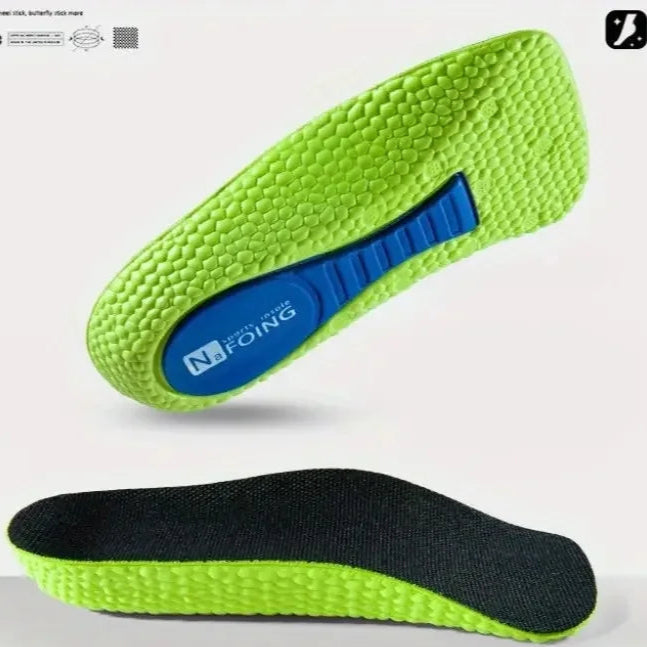 Risesoles - 1 Pair of Invisible height increase Insoles, Both Men and Women, Non-slip, Non-collapse Memory Foam Insoles