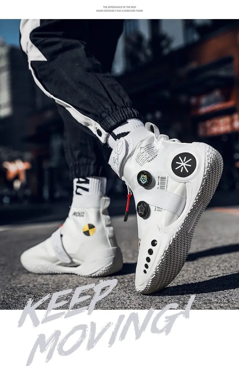 2025 Outdoor Basketball Shoes – Shock-Absorbing, Anti-Slip Sneakers for Adults