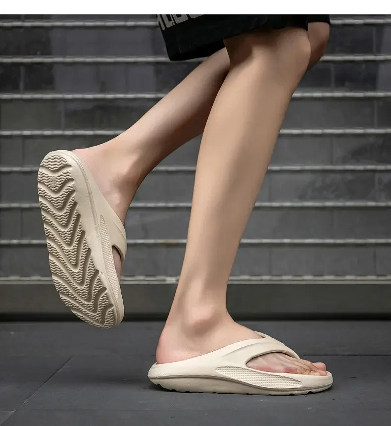 2025 Men’s Orthopedic Sandals – Soft Arch Support Flip-Flops for Couples, Summer Beach & Bathroom Use