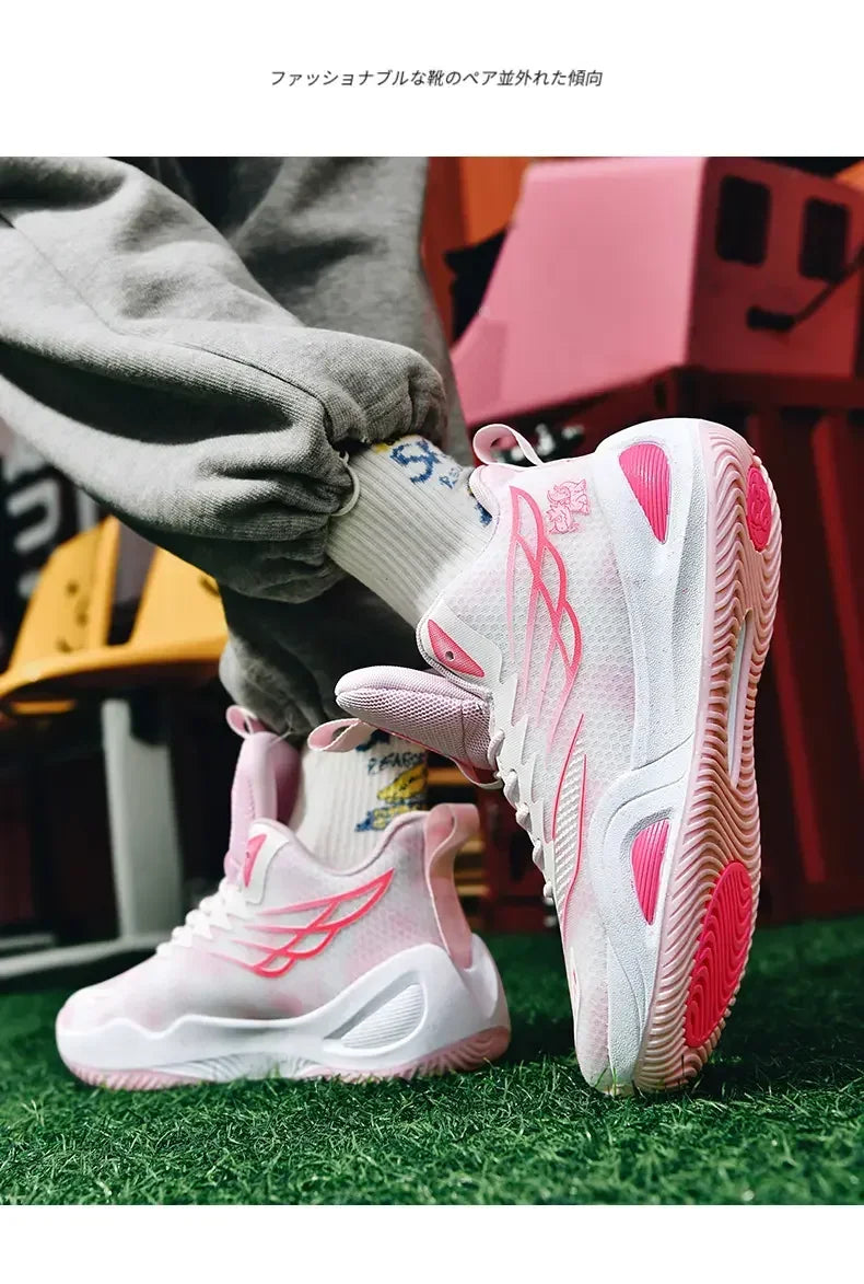 2025 Couple Basketball Shoes for Men and Women Sports Training Shoes  Male Tennis Sneakers Nonslip Basketball