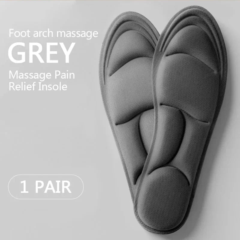 5D Massage Memory Foam Insoles for Shoes Sole Breathable Cushion Sport Running Insoles for Feet Orthopedic Feet Care Insoles