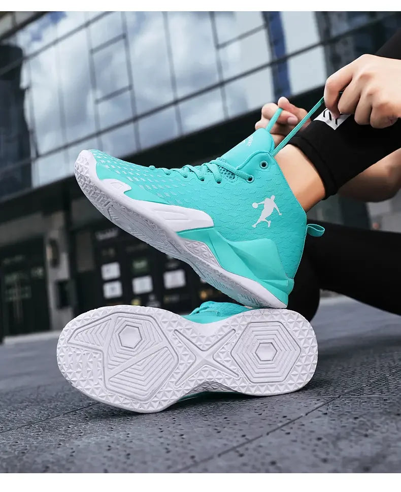 Men’s High-Top Basketball Sneakers – Fashion Street Sport Shoes