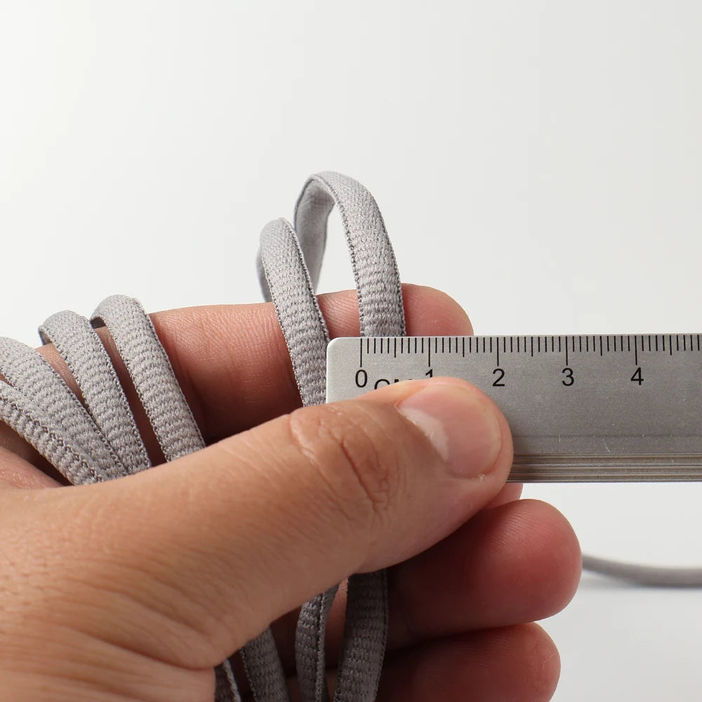 2025 New Flat Semicircular Shoelaces for Women's Sneakers Strap 160/180cm Black Grey Off-White Accessorie for Nike/Arctery