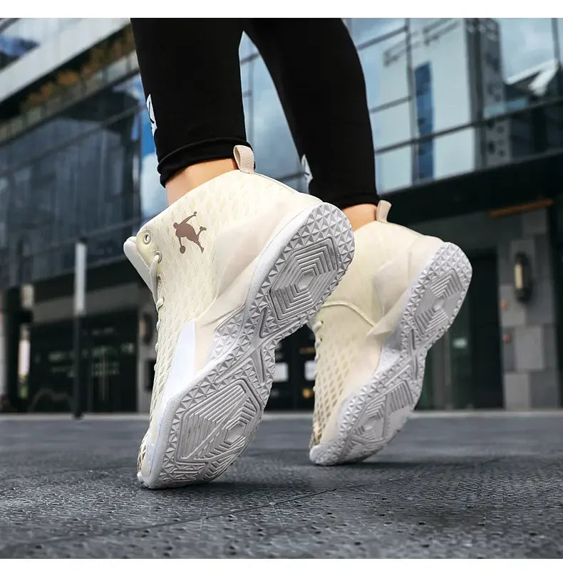 Men’s High-Top Basketball Sneakers – Fashion Street Sport Shoes