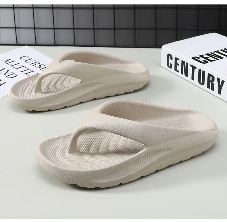 2025 Men’s Summer Flip Flops – Durable, Non-Slip, Lightweight Slippers for Travel & Daily Wear