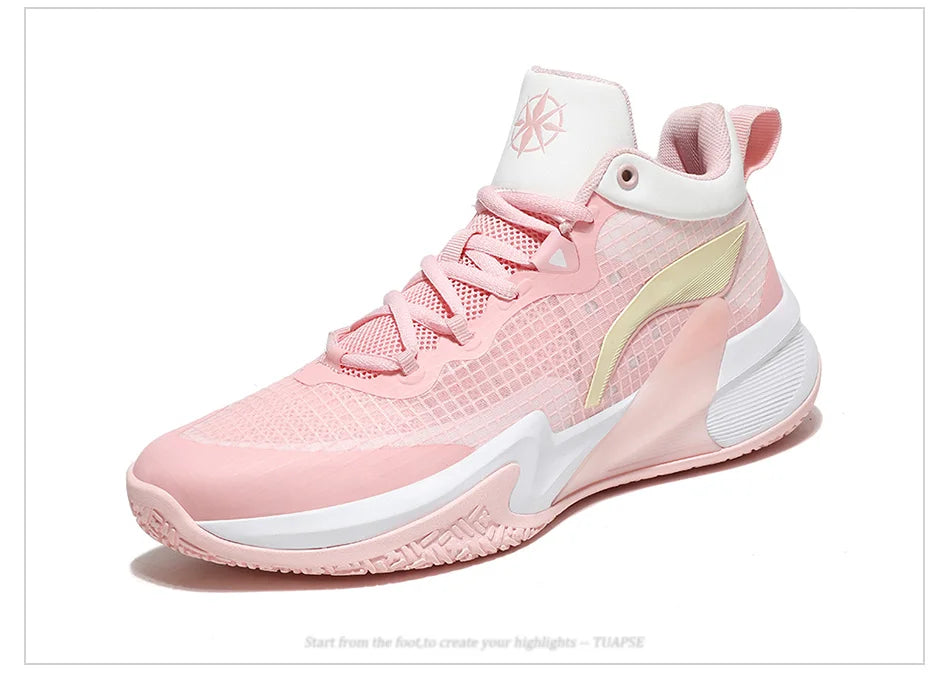 Men's Trend Practical Basketball Shoes Cushioning Elasticity Training New Anti-Skid Breathable Sport Shoes Size 38-45