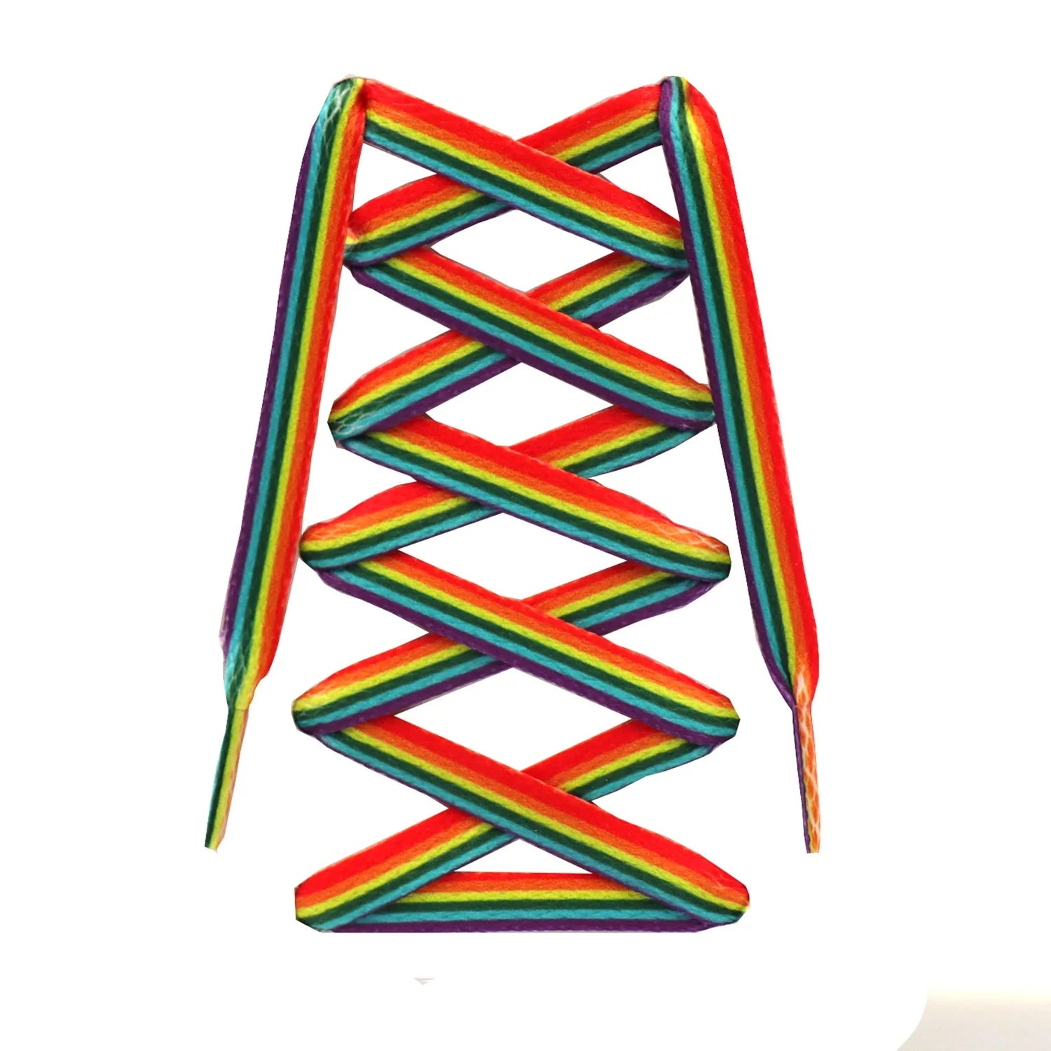 Rainbow Shoelaces – Colorful Long Laces for Sneakers