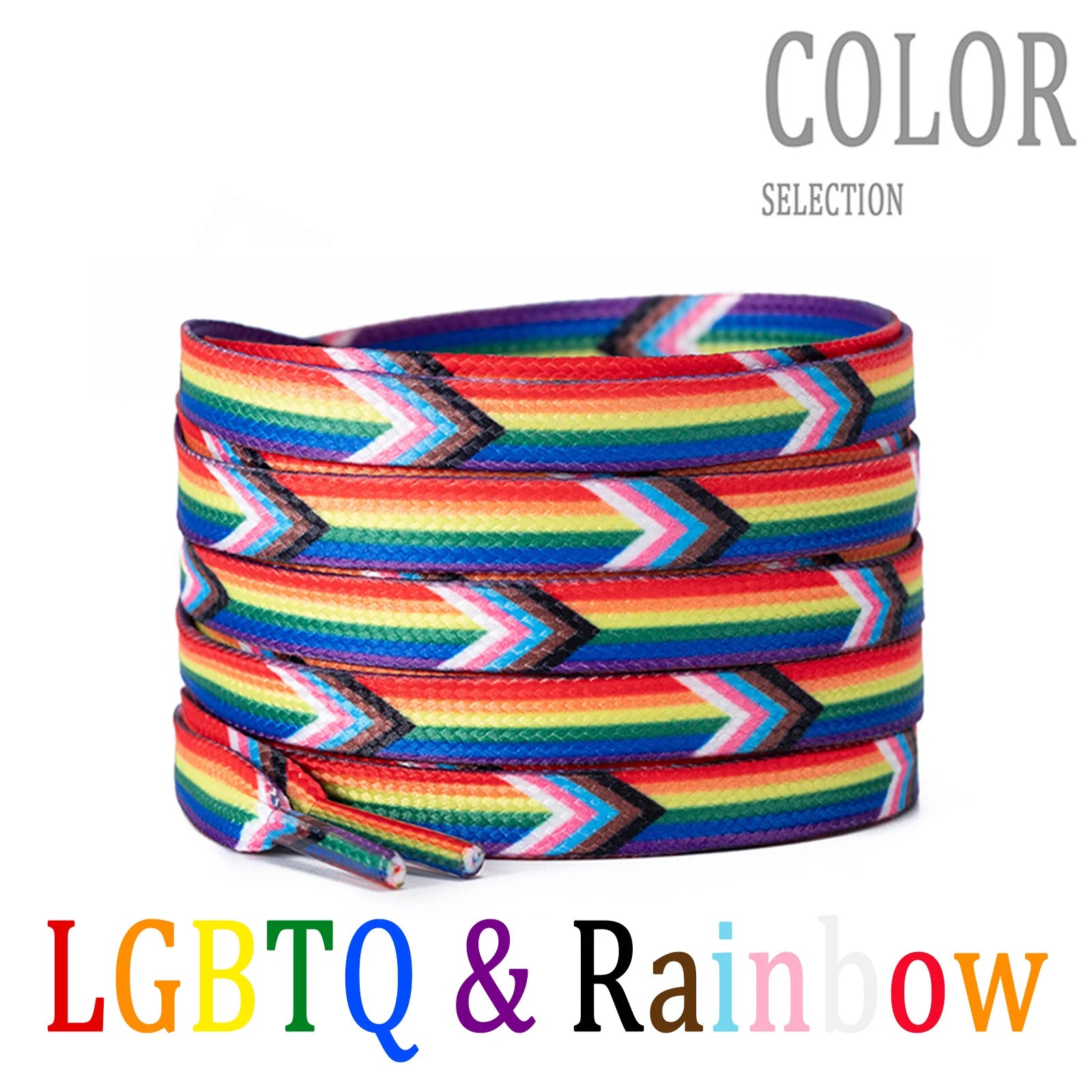 Rainbow Shoelaces – Colorful Long Laces for Sneakers