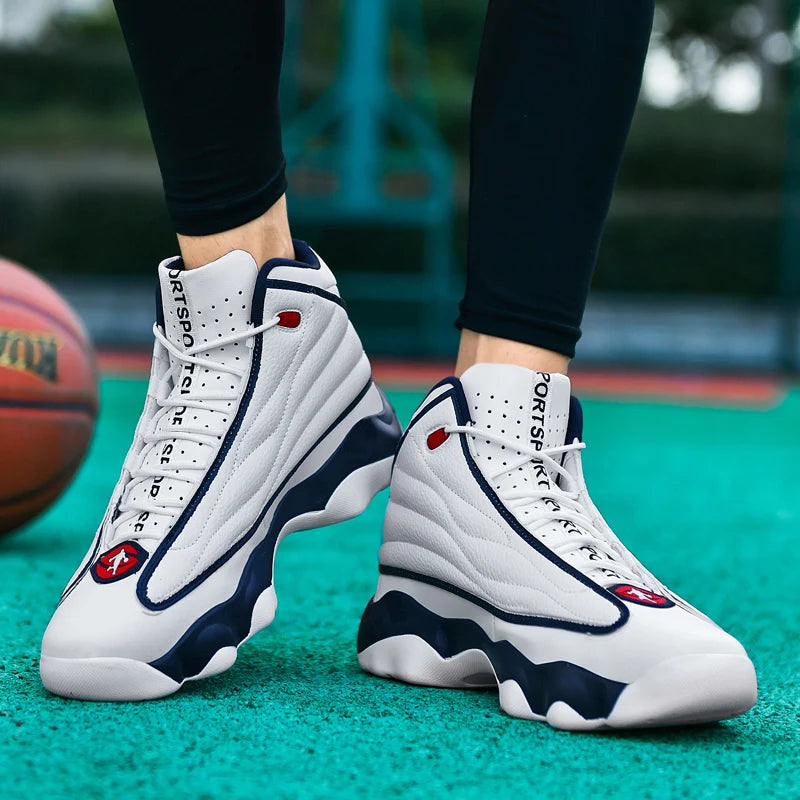 New Cool 2025 Basket Shoes Men Women High Top Training Shoes Basketball Sneakers Couples Big Size Outdoor Sport Shoes Men
