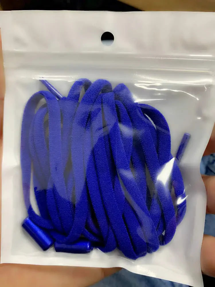 1Pair Elastic Lazy Shoelaces No Tie Shoe Laces Sneakers Flats Shoelaces for Adult Quick Shoelace Fit All Shoes