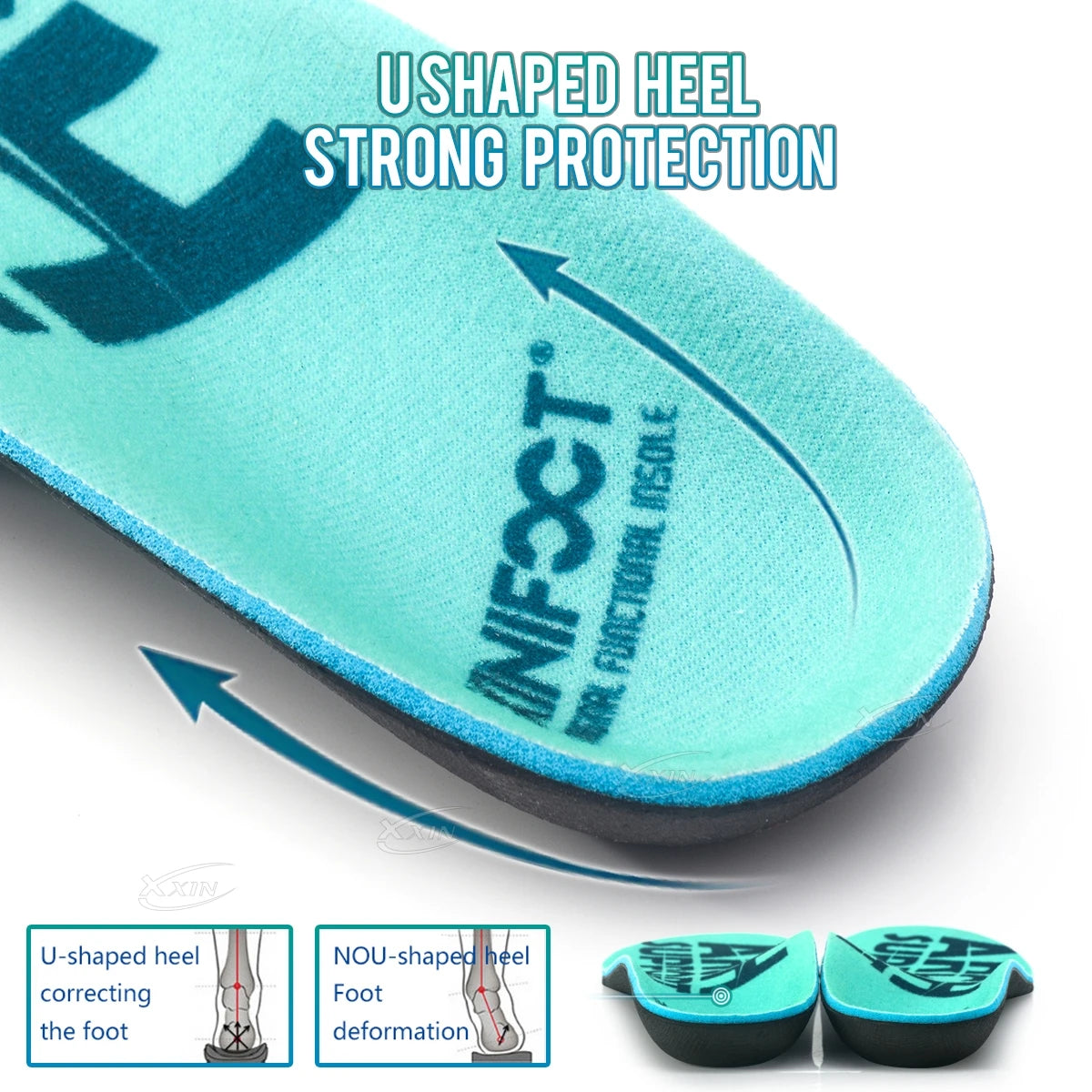 Arch Support Insole Orthopedic Insole Men Women Sport Shoe Insert Flat Foot Shoe Pad Size 35-46