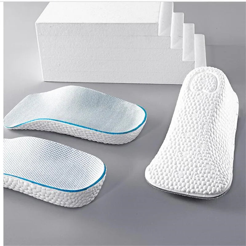Arch Support Increase Height Insoles Light Weight Soft Elastic Lift for Men Women Shoes Pads 1.5CM 2.5CM 3.5CM Heighten Lift