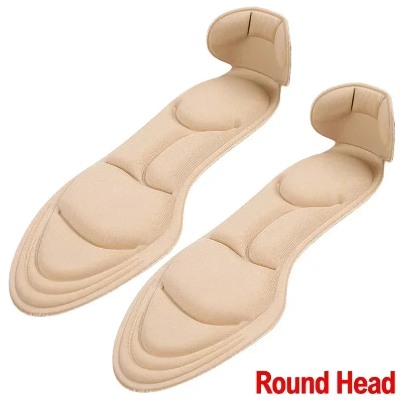 1/2Pair Memory Foam Insole Pad Inserts Heel Post Back Breathable Anti-slip for High Heel Shoe Insert Protector Shoes Insoles