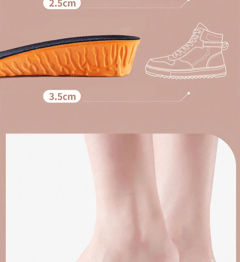 Height Increase Insole For Men Women1.5/2.5/3.5cm EVA Invisible Height Lift Breathable Comfortable Shock Absorption Pads