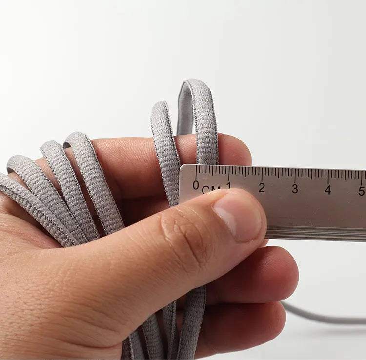 2025 New Flat Semicircular Shoelaces for Women's Sneakers Strap 160/180cm Black Grey Off-White Accessorie for Nike/Arctery